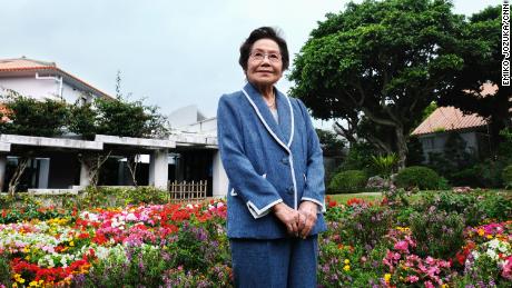 Yoshiko Shimabukuro, 88, is a Battle of Okinawa survivor. She wants young Okinawans, mainland Japanese and the world understand the importance of peace. 