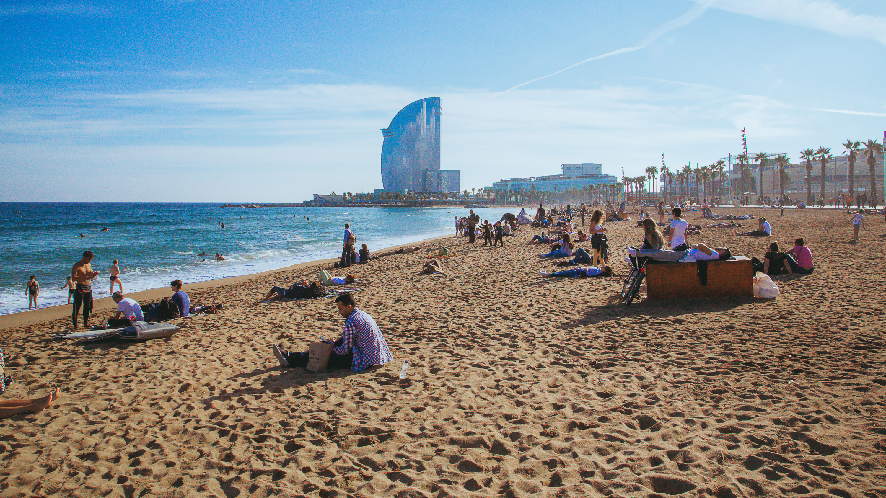 Barcelona Spain Beaches - Spain Opens Beaches And Eases Rules In Madrid
