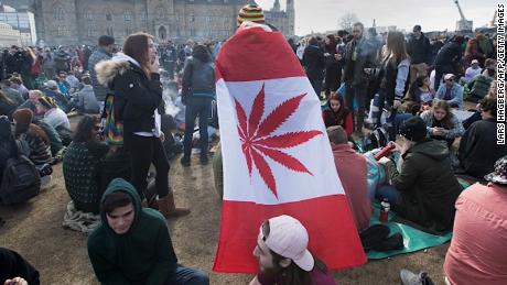 Canada becomes the second nation in the world to legalize marijuana 