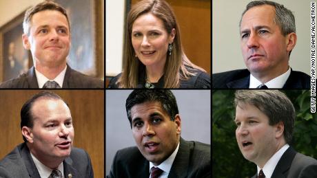   Candidates for the Court to replace Kennedy J. 