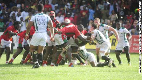 Zimbabwe in action against Kenya on June 30.