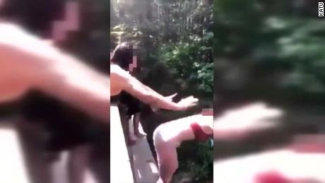 A teenager pleads guilty of pushing a friend out of the bridge