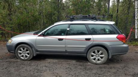 The unoccupied Subaru Outback  Maheny was driving was found at the Blue Lake Trailhead in Cowlitz County on Saturday. 