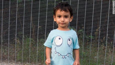 George, one of the child refugees on the island, was born in Nauru -- the family have been on the island for 5 years. 