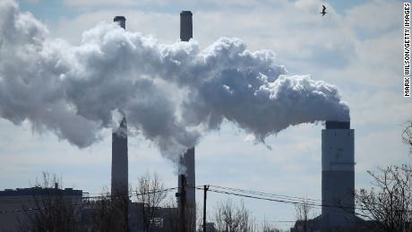 A coal plant near Baltimore spits emissions.