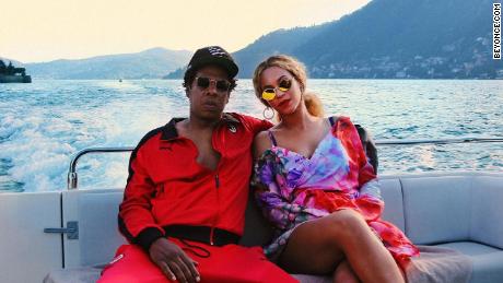 Photos were posted on Beyonce&#39;s website of her recent trip which was reportedly onboard Kismet.