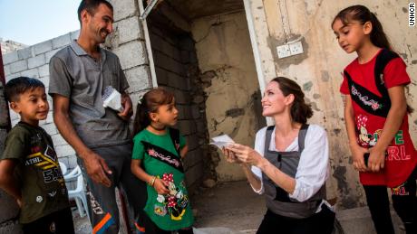 Angelina Jolie: A tale of two refugee girls