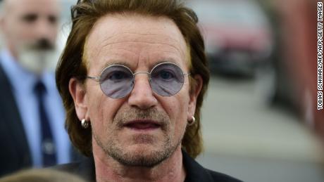 U2 frontman Bono, seen here in 2017: &quot;I want to hear rage at injustice.&quot; 