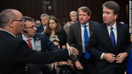 Kavanaugh says he did not realize Parkland victim&#39;s father was approaching him