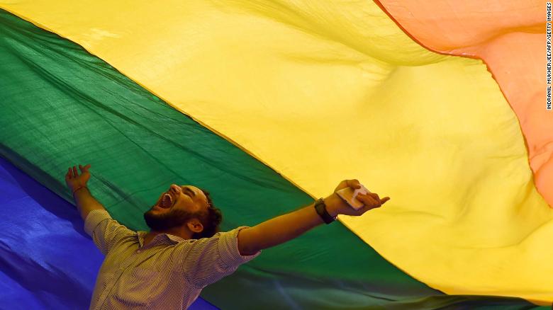India's top court decriminalizes gay sex. 