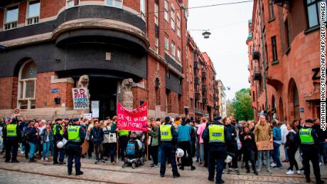 The predicted far-right surge in Sweden has sparked protests across the country.