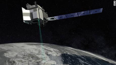 NASA launches a laser device in the space to measure the polar ice of the Earth