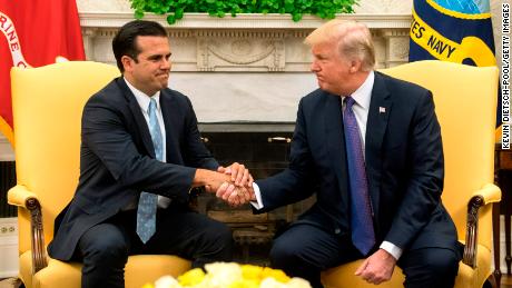 The governor of Puerto Rico, Ricardo Rosselló, was reluctant to criticize President Trump or the federal response in the weeks following Hurricane Maria.