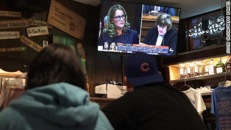 From bars to planes, the Ford-Kavanaugh audience arouses tears, quips and personal revelations