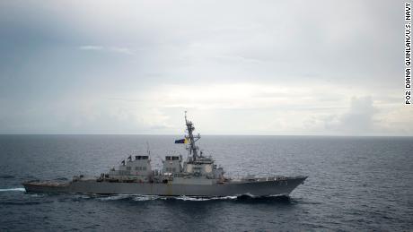 US Navy sails ships through Taiwan Strait 
