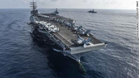 Analysis: US Navy deployment could leave an aircraft carrier-sized gap in Asia&#39;s tense waters