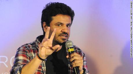 Indian film director, producer and screenwriter Vikas Bahl seen at an event on October 27, 2015 in Gurgaon, India.