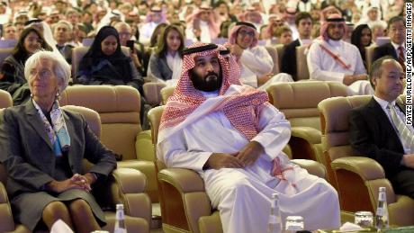 Saudi Crown Prince Mohammed bin Salman at last year's Future Investment Initiative.