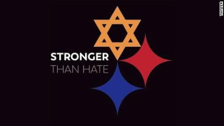 pittsburgh steelers logo synagogue shooting victims tribute nr vpx_00000823