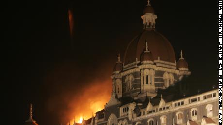 The Taj Mahal Palace Hotel, which dates back to the early 1900s, was severely damaged by fire during the attack.