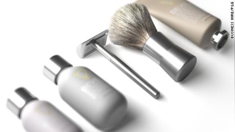 The Bevel shaving system consists of a single-blade razor, a shaving brush and other skin conditioning products.
