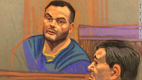   While the court hears cassettes of drug trafficking, an informant testifies that El Chapo is always courteous people 