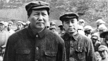 Chinese Communist leaders Mao Zedong and Zhou Enlai, pictured four years before the People&#39;s Republic of China was founded. Experts say Xi will seek to tie his legacy to the former Chinese leaders.