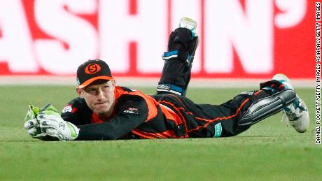 Bancroft catches out Canes&#39; Matthew Wade.