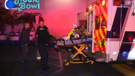   Three people killed in a shootout in a bowling alley in southern California 