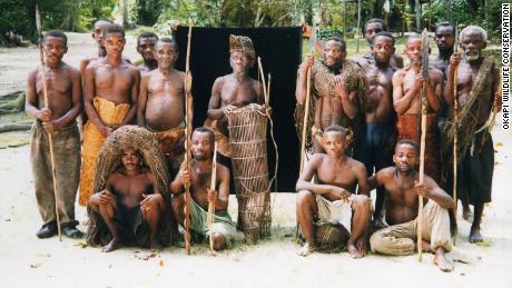 The village of Mbuti Pygmies residing in the forested areas of the thousands of years. The OCP Reserve supports its folk life, provides health care and financial support.