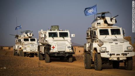 Troops from the UN peacekeeping mission in Mali
