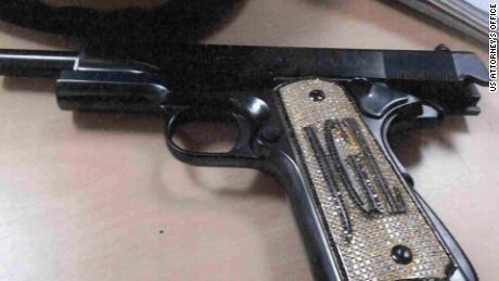   Among the evidence presented in this case was a picture of a pistol encrusted with diamonds. 
