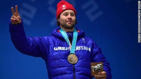 Britain&#39;s Billy Morgan won snowboarding big air bronze at PyeongChang  2018.