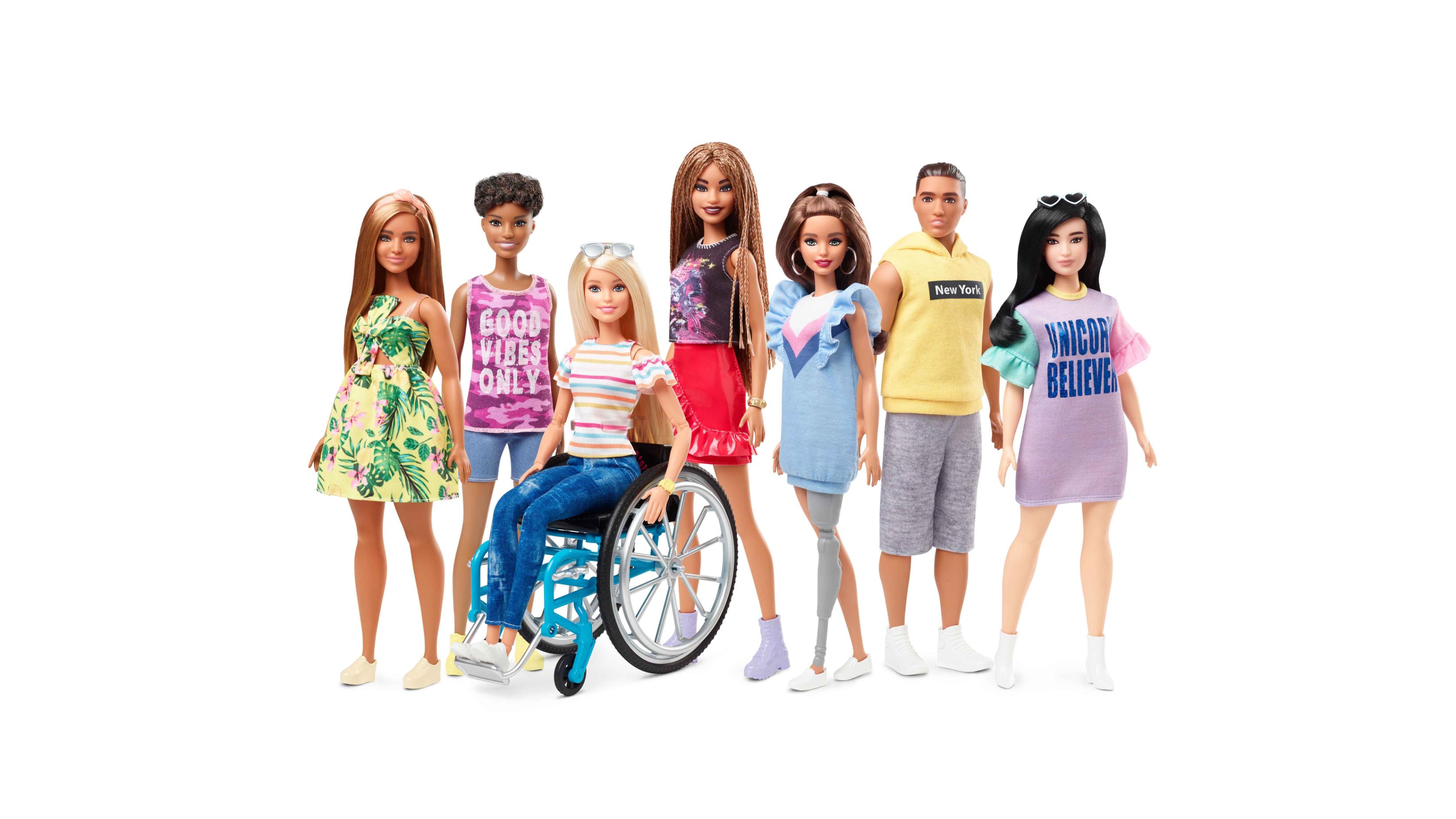 new range of barbie dolls