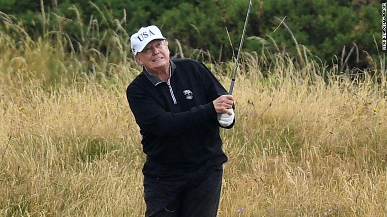 Donald Trump told the world about his hole-in-one in the Trumpiest way possible