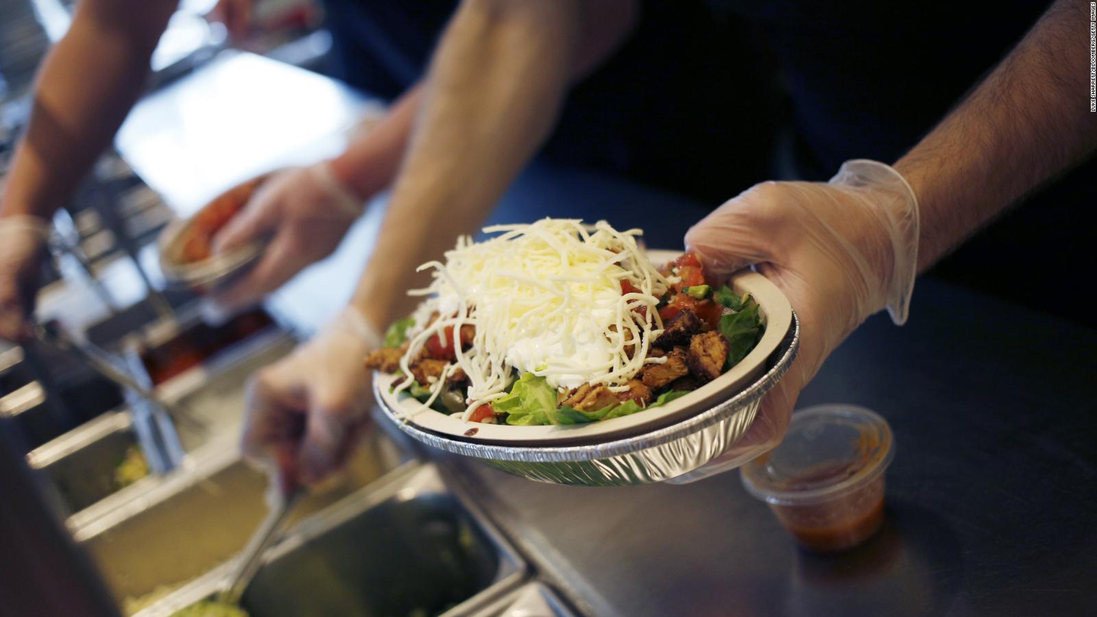 Chipotle shares drop sharply on news that US health investigation is expanding