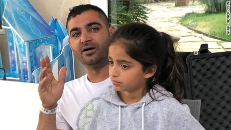 Almog Peretz was trying to protect Noya, his niece, from the shooter.