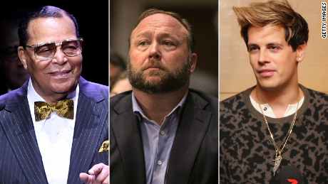 Louis Farrakhan, Alex Jones and other & # 39; dangerous & # 39; voices banned by Facebook and Instagram