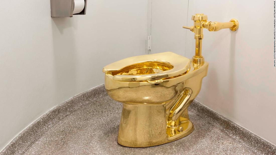 Cattelans Solid Gold Toilet To Land In Blenheim Palace Cnn Style 