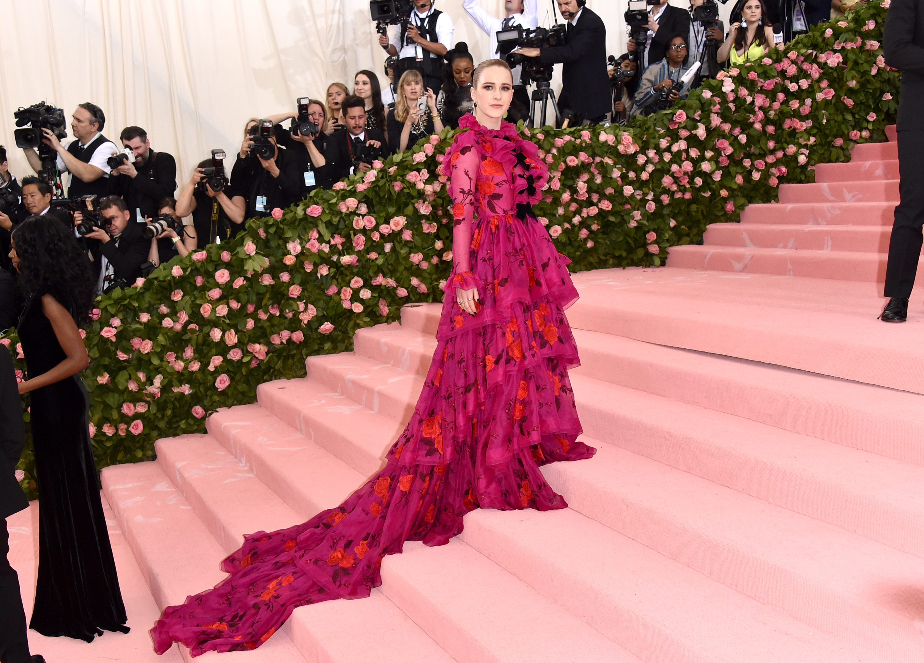 met gala pink dress