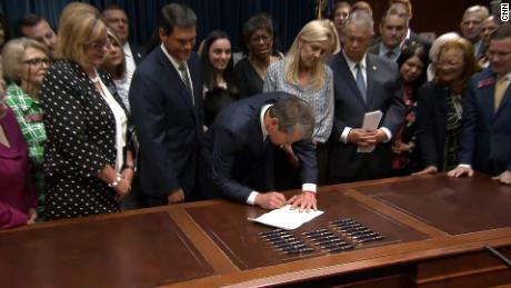 Governor of Georgia signs controversial abortion bill