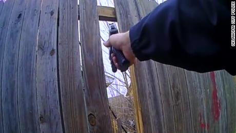Bodycam footage shows Sgt. Kyle Holcomb&#39;s gun drawn before he shot Lorenzo Clerkley.
