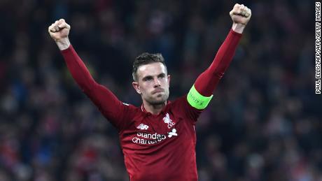 Henderson put in captain&#39;s performance for Liverpool against Barcelona. 