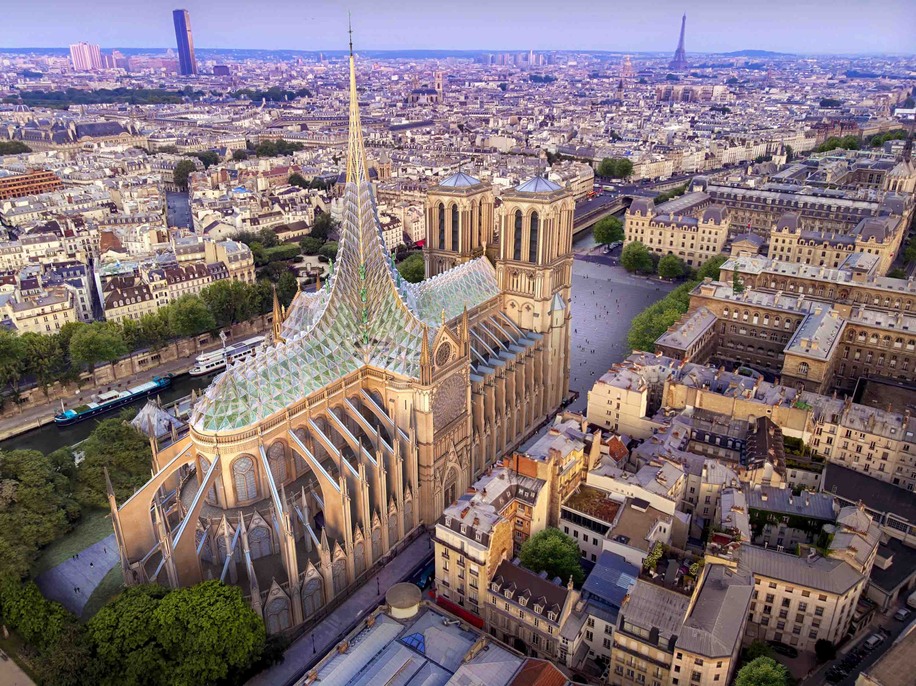 rebuilt Notre Dame cathedral will exactly same - CNN Style