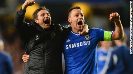 Former Chelsea teammates Frank Lampard and John Terry will be opposed on Monday. 