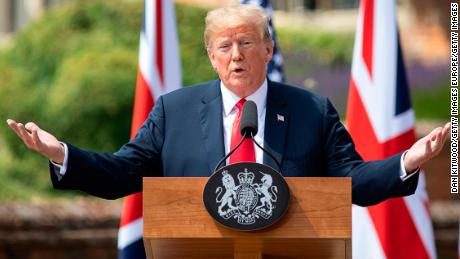 Trump shatters diplomatic etiquette on eve of UK visit