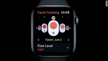 Users will be able to record symptoms via the watch.