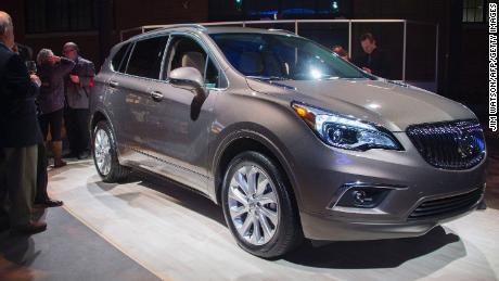 The Envision Buick exhibited at the Detroit Auto Show. 