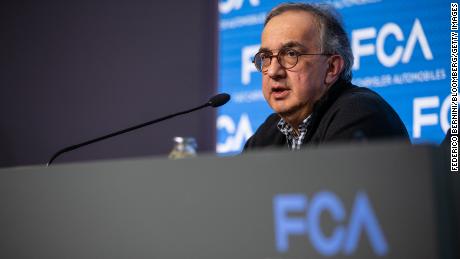 Sergio Marchionne presented his case for consolidation in a presentation titled 