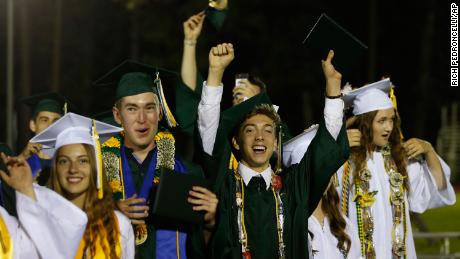 Paradise High seniors graduate 7 months after Camp Fire destroyed their town